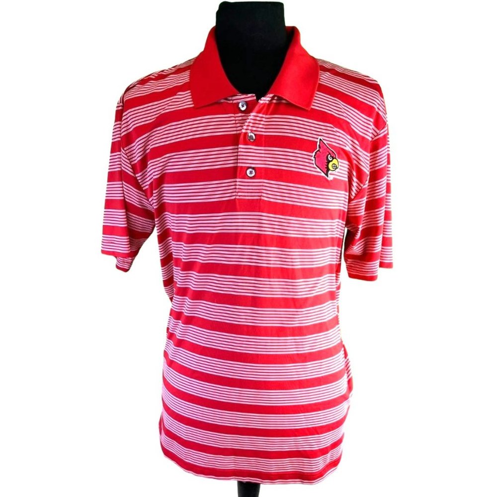 Mens XL Knights Apparel Louisville Cardinals Polo/Golf Shirt